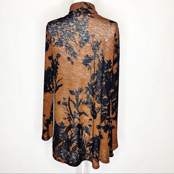 Soft Surroundings Mara floral topper cardigan Sz M - Picture 3 of 5